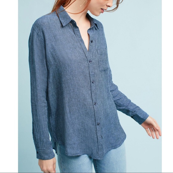 Anthropologie Tops - Anthropologie Rails Striped Buttondown Top Sz S